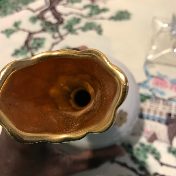 Holley Ross distinguish China 24k teardrop vase - Picture 3 of 8